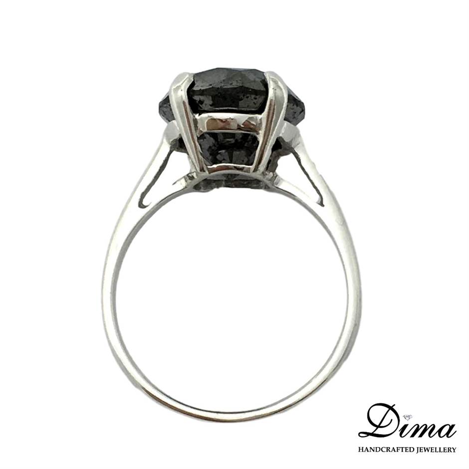 18K White Gold-Filled Cuban Style Link Ring - Size 10