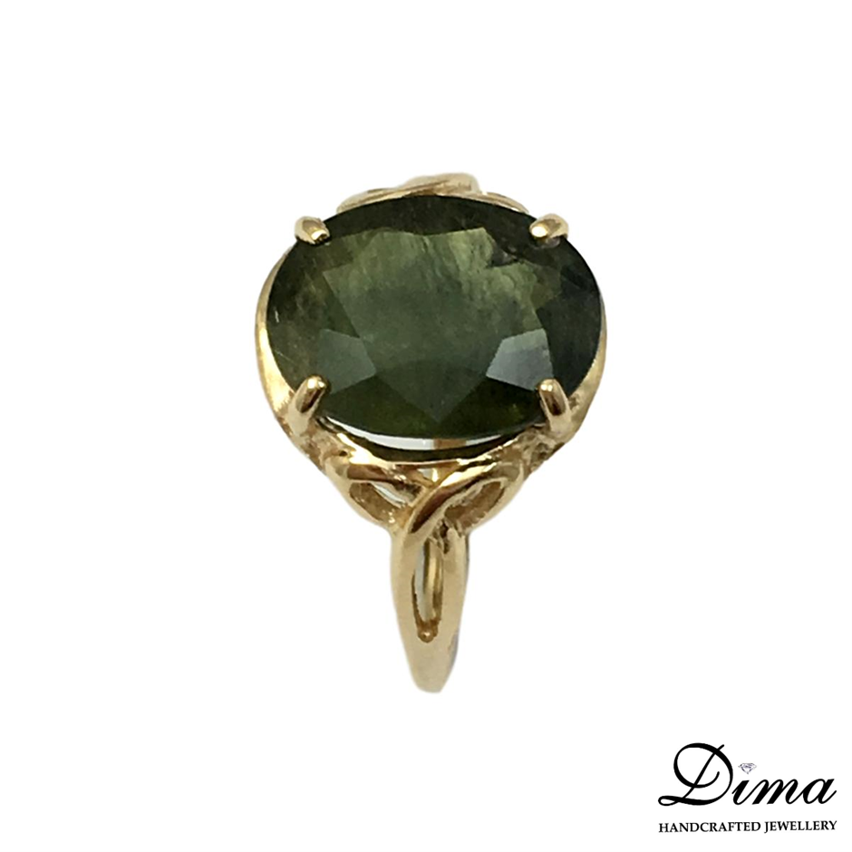 18K White Gold-Filled Chain Bracelet with Simulated Diamonds - 20.3cm