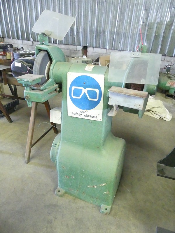 Hare & Forbes Industrial Pedestal Grinder Make Hare & Forbes