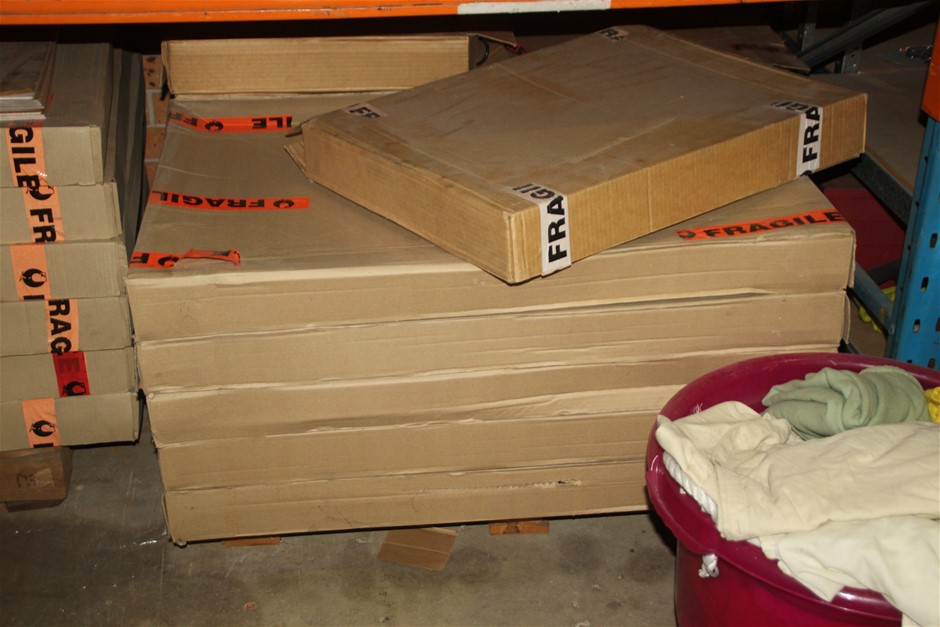 18K Gold-Filled Cuban Iced Out Ring with Simulated Diamonds - Size 7