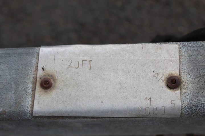 Quantity of 16 Galvanized 6 Rail Panels(Unused)