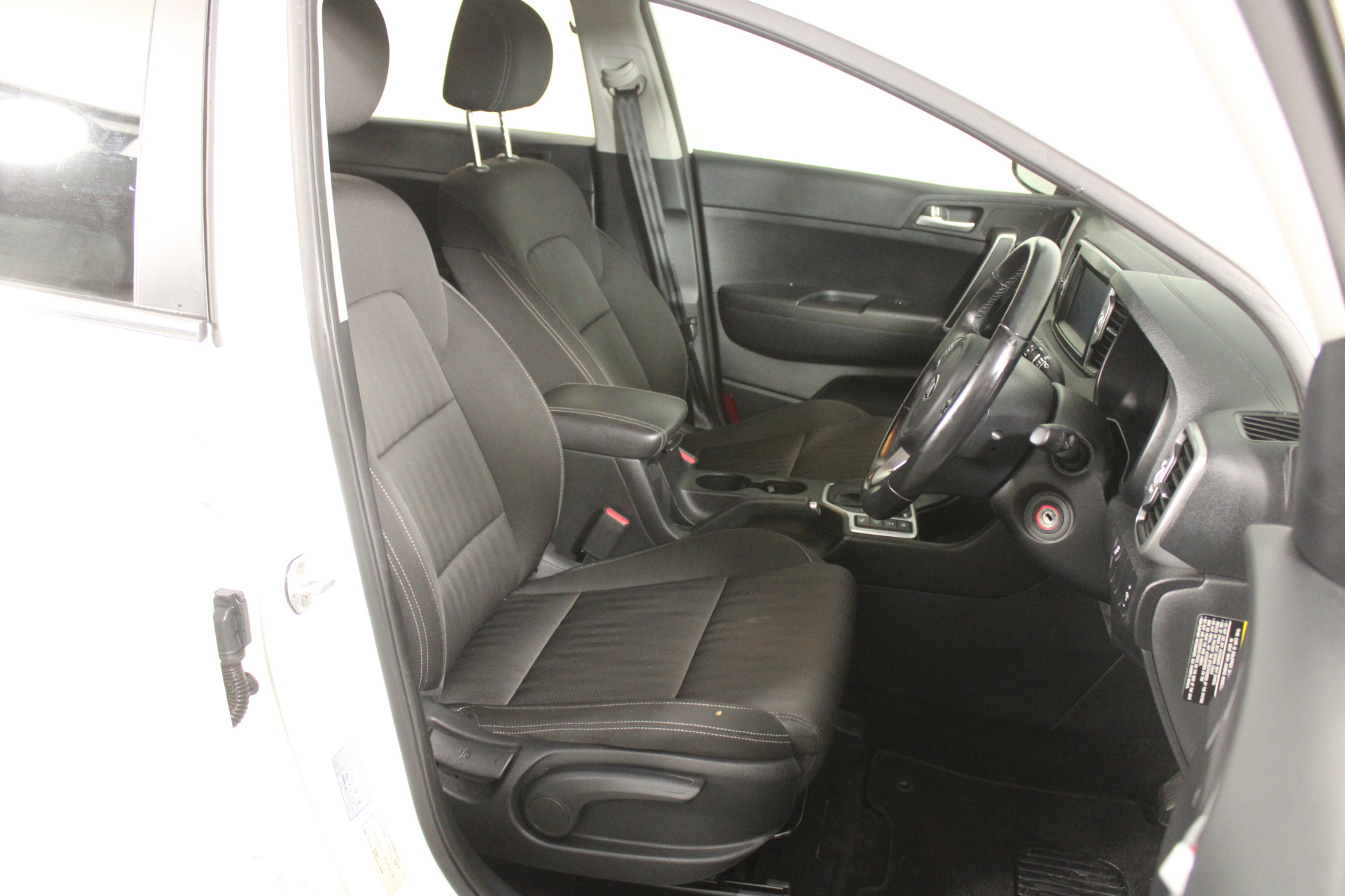 9K Yellow Gold &amp; WHITE GOLD WIDE HUGGIE EARRINGS 16mm