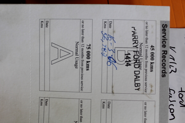 2000 Ford Falcon Futura AUII Automatic Sedan