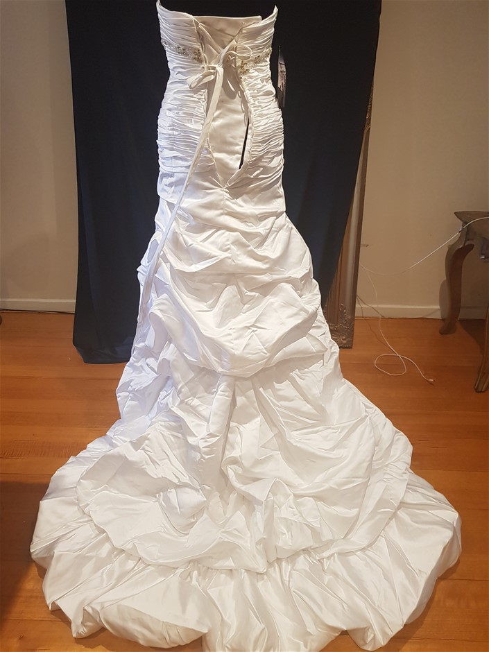 18K White-Filled 6mm Tennis Star Bracelet with Simulated Diamonds - 17.8cm