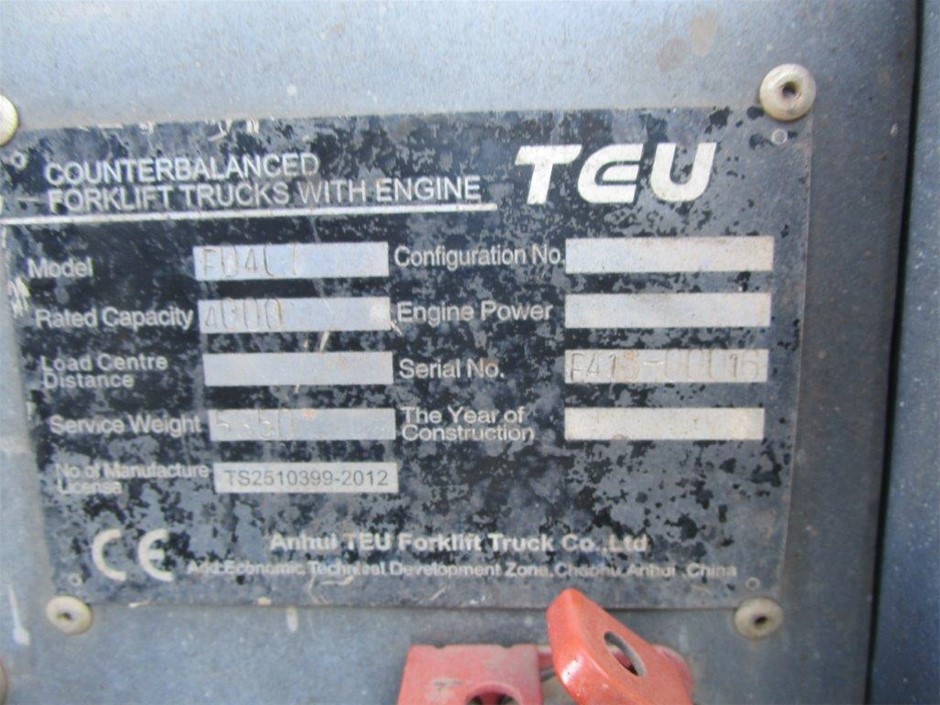 2006 Towpax 6AR BOX TYP Tandem Box Trailer