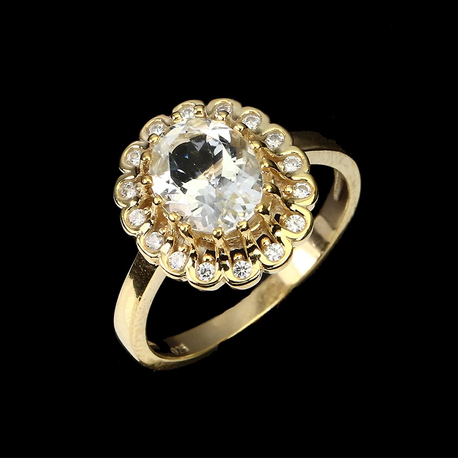 Amethyst & Blister Pearl Pendant Charm Link Necklace