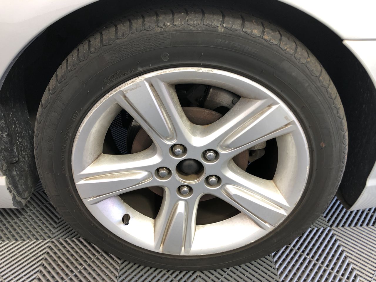 18ct Heavy Rose Gold Plated 5 Ring Lucky Charm Necklace