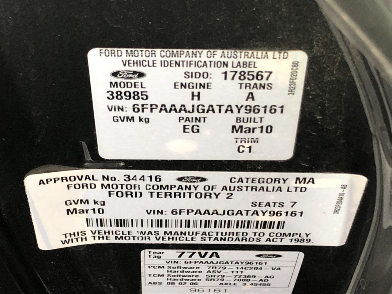 Quantity of 1 20.5-25 Earthmoving Tyre (Unused)