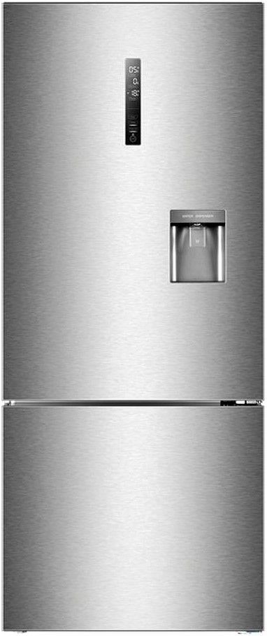 9K WHITE GOLD 0.05CT HI I1 DIAMOND BRACELETUE TOPAZ RING