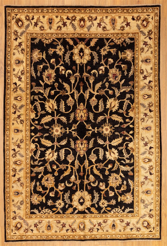 18K Gold-Filled Cuban Iced Out Ring with Simulated Diamonds - Size 7