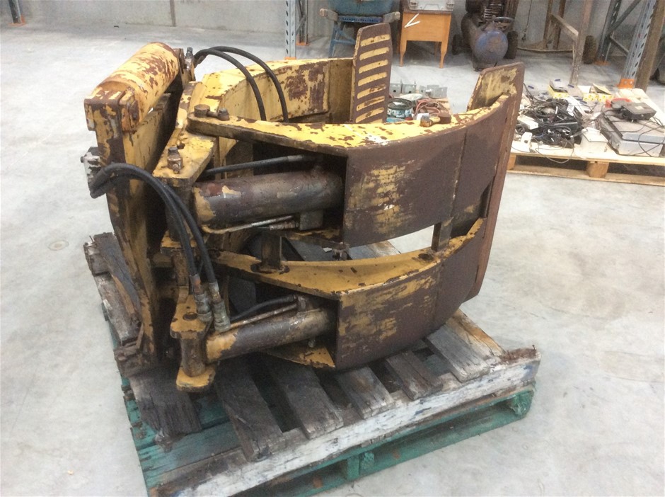 Dual Ram Hydraulic Grapple Attachment to suit 28-36T Excavators (Unused),