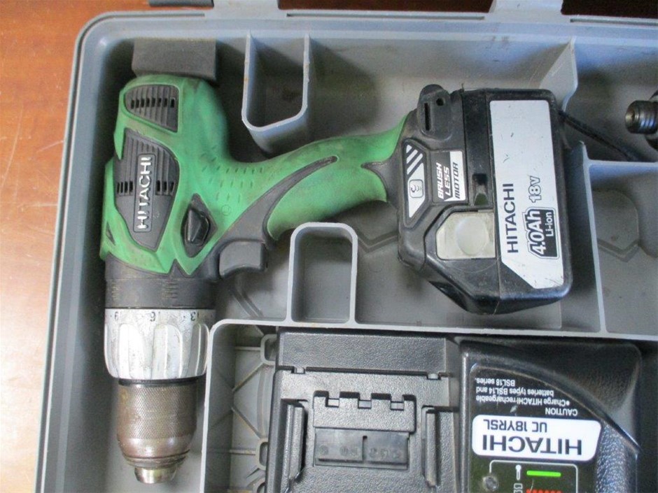 Assorted Power Tools Including DeWalt, Ryobi, Paslode