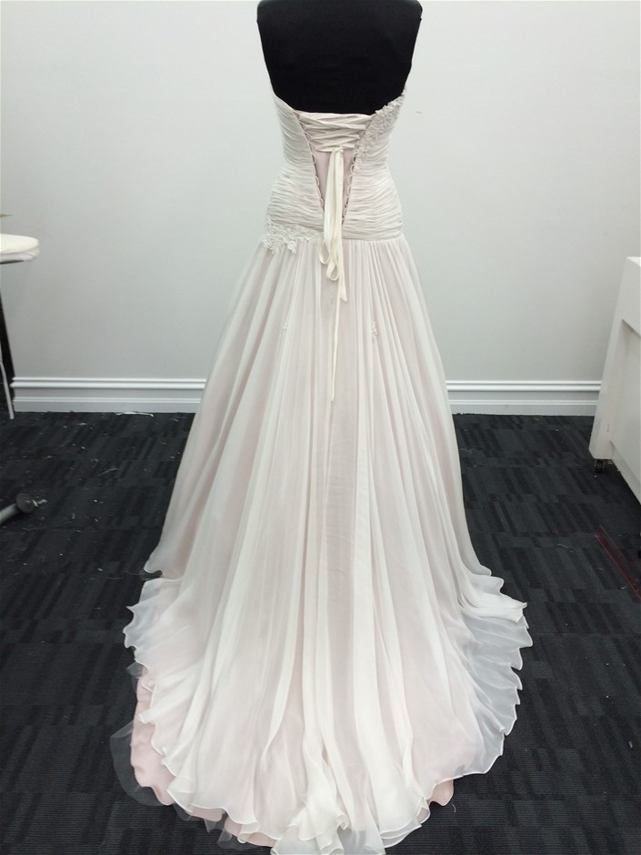 18K Gold-Filled Cuban Chain Bracelet with Simulated Diamonds - 20.3cm