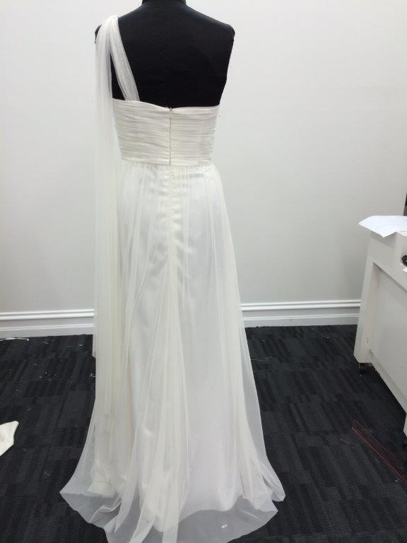 18K Gold-Filled 4MM Tennis Bracelet with Simulated Diamonds - 17.8cm