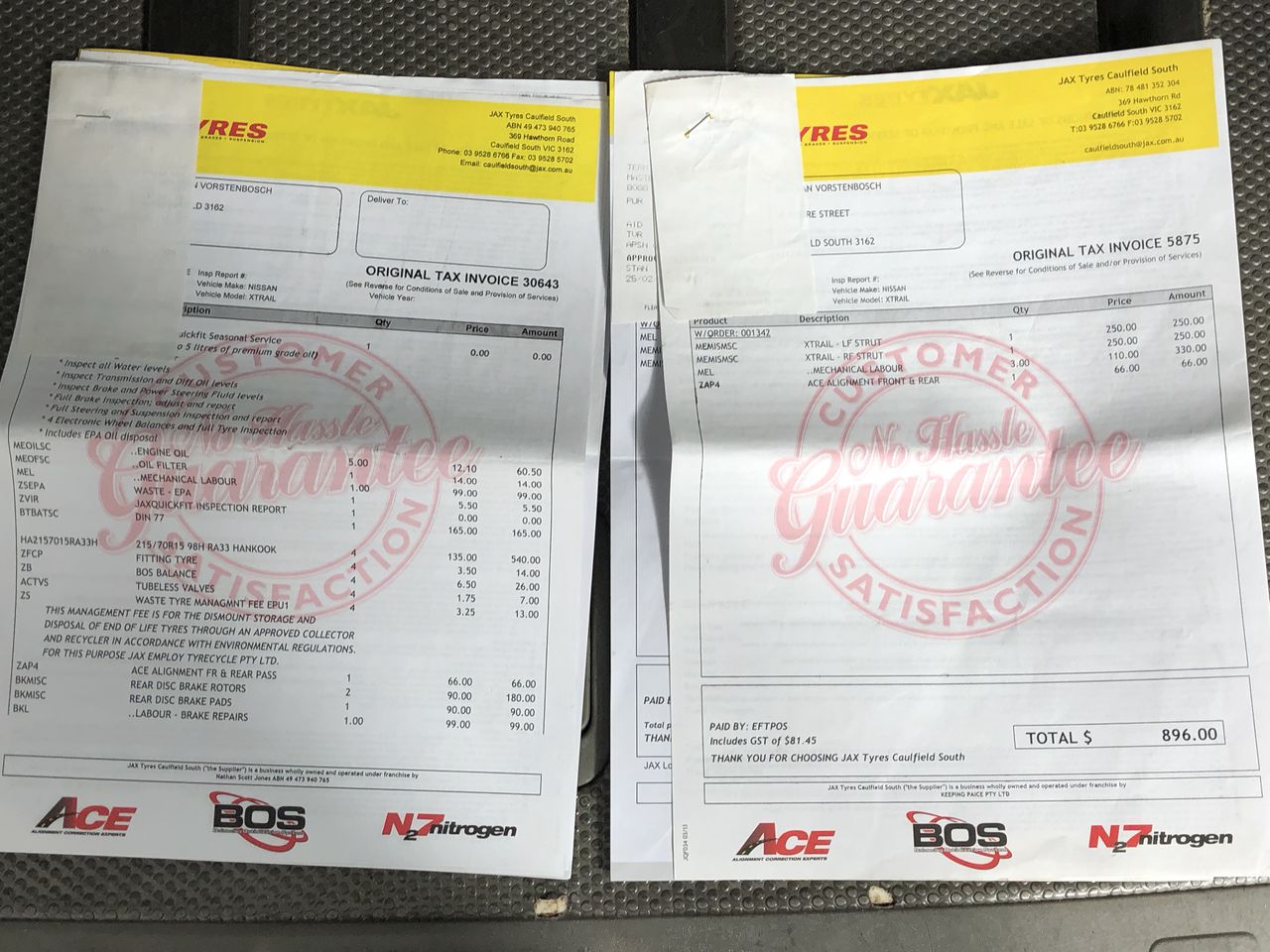 Modern Navy Leather Bracelet with Stainless Steel Clasp