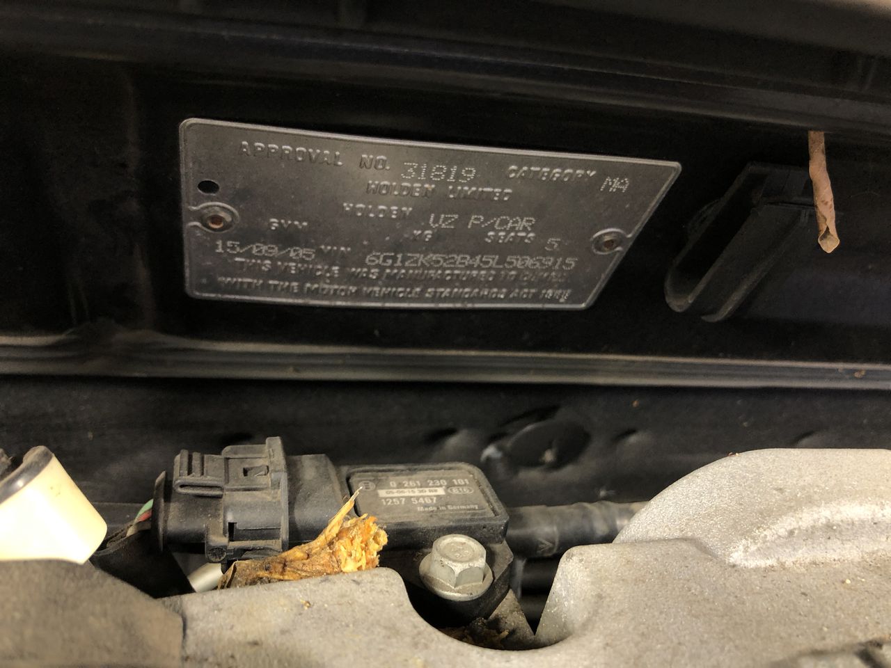 BIJ'OR-5.5" 925 Sterling Plated Marine Anchor Child Bracelet w Clasp,RRP$30