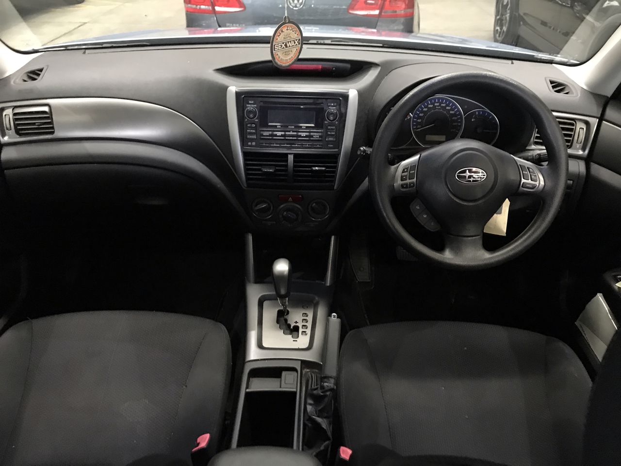 TRIBESIGNS 105cm Console Table, 4-Tier Entryway Console Table with Circle B