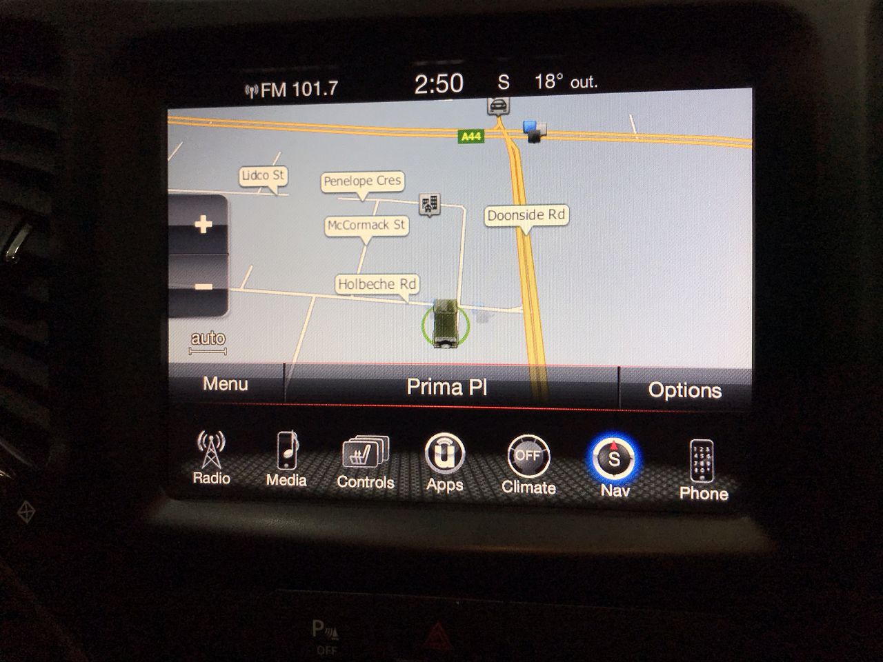 9K Yellow Gold &amp; WHITE GOLD WIDE HUGGIE EARRINGS 16mm