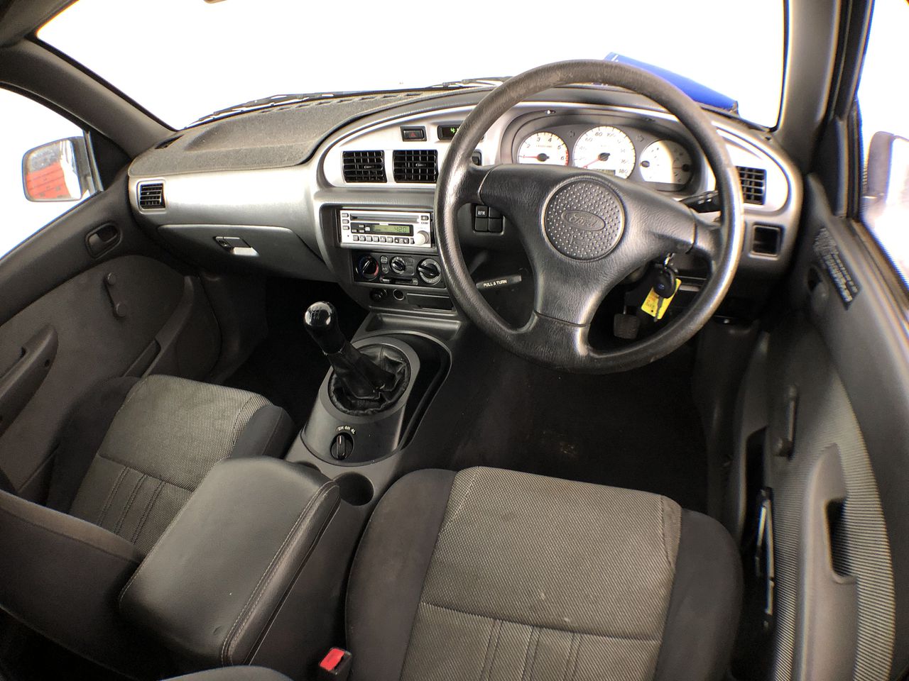 Silver Leather Rivet Cuff Bracelet - DEMO