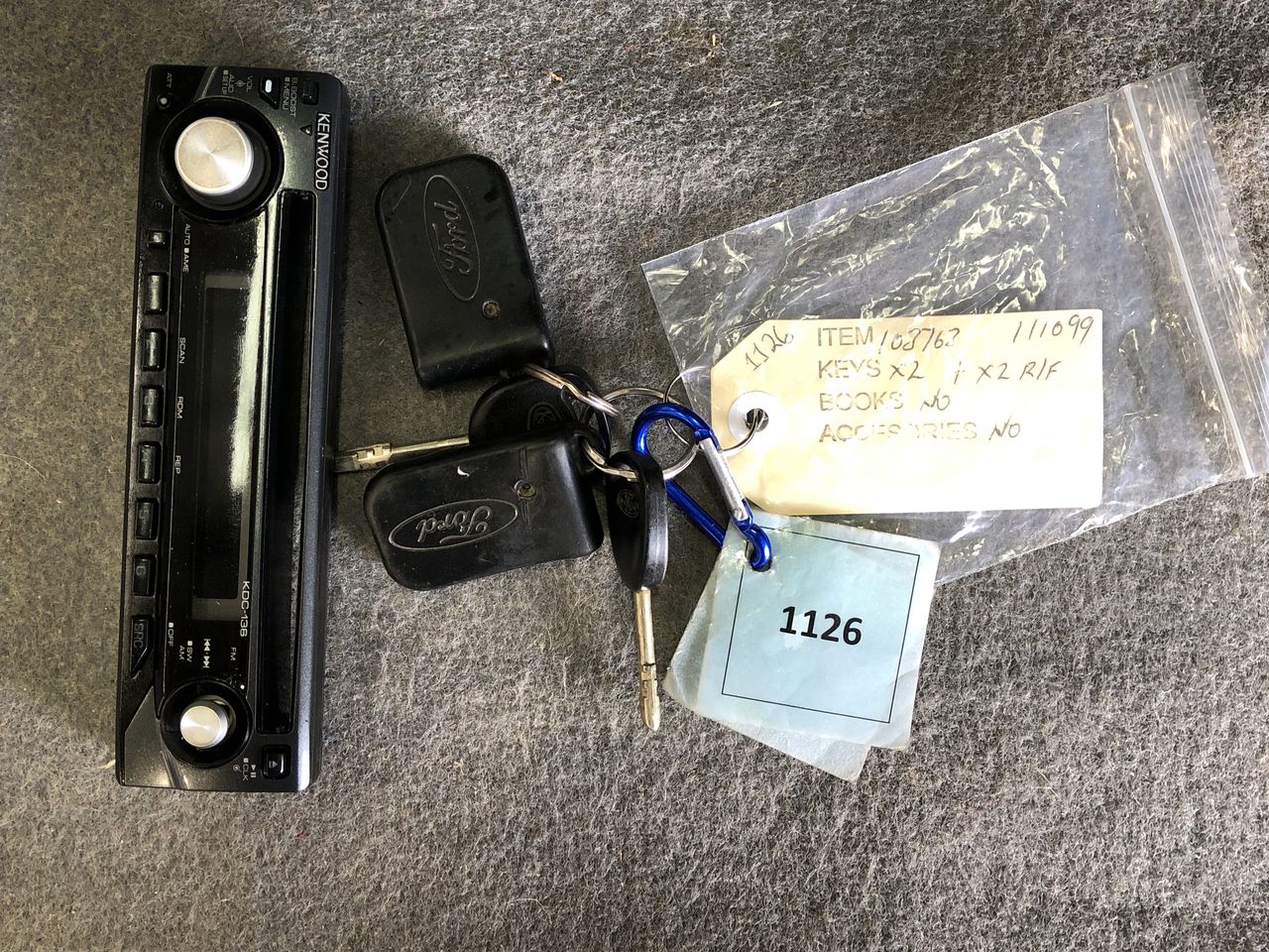 BIJ'OR - Stunning Simulated Diamond and Purple Freshwater Pearl Dangle