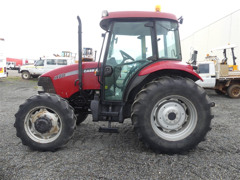 Case JX 80 FWA Enclosed A/C Cab Tractor Auction (00025041142