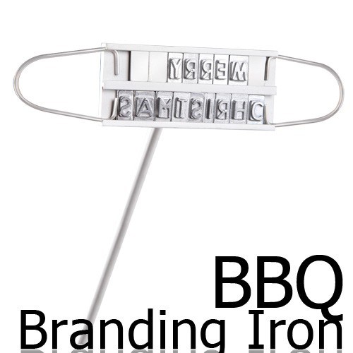 BBQ Branding Iron Set with Changeable Le