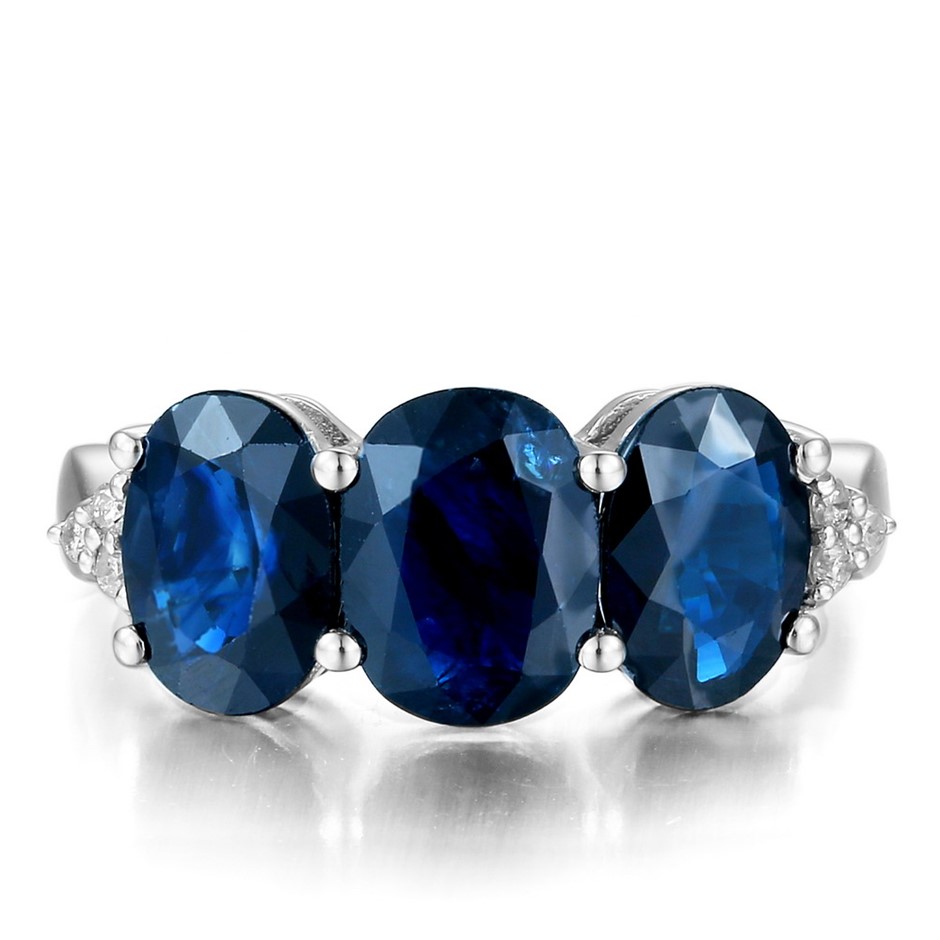 Simulated Diamond Five Circle Bracelet -Stainless Steel & Adjustable Length