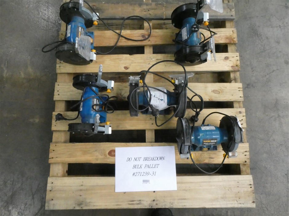 Bulk Pallet Lot of 5 x Bench Grinder Auction (00132527363) Grays Australia