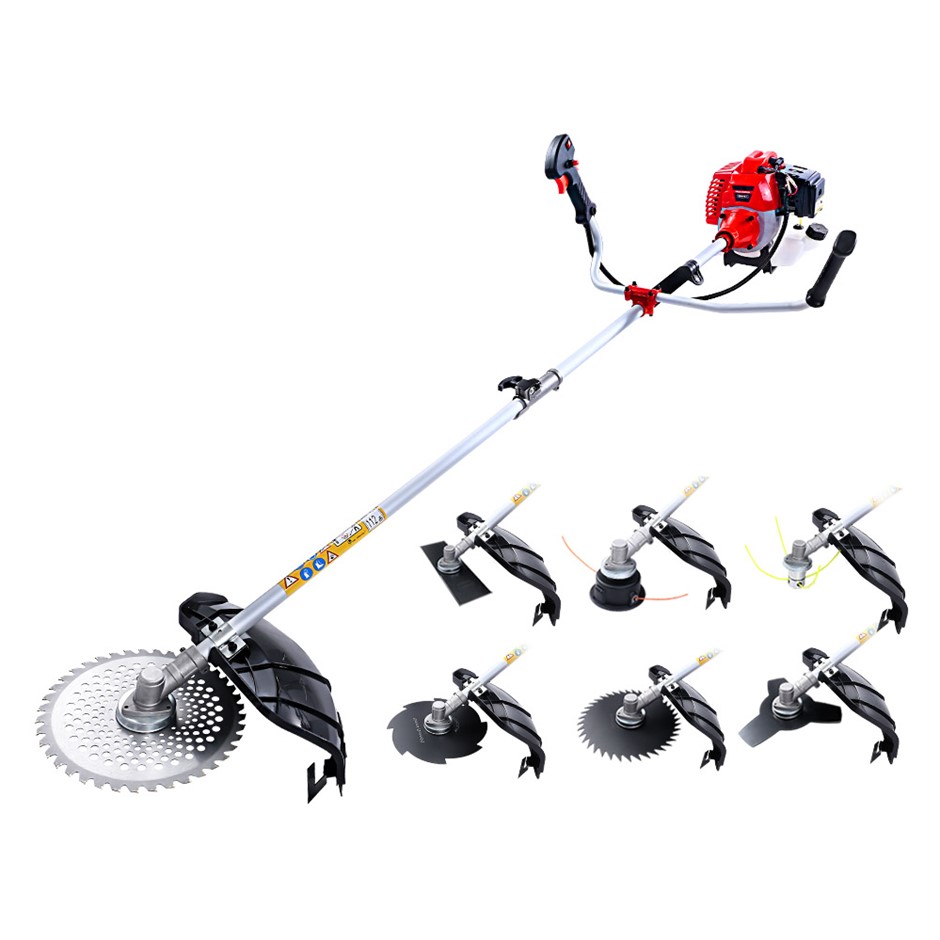 Giantz 62CC Pole Chainsaw Petrol 7 In 1 Brush Cutter Whipper Snipper
