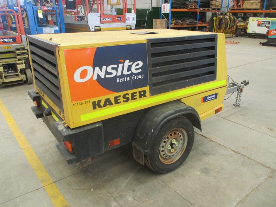 2012 Kaeser M50 Compressor 180cfm Diesel (Brisbane) Auction (0102