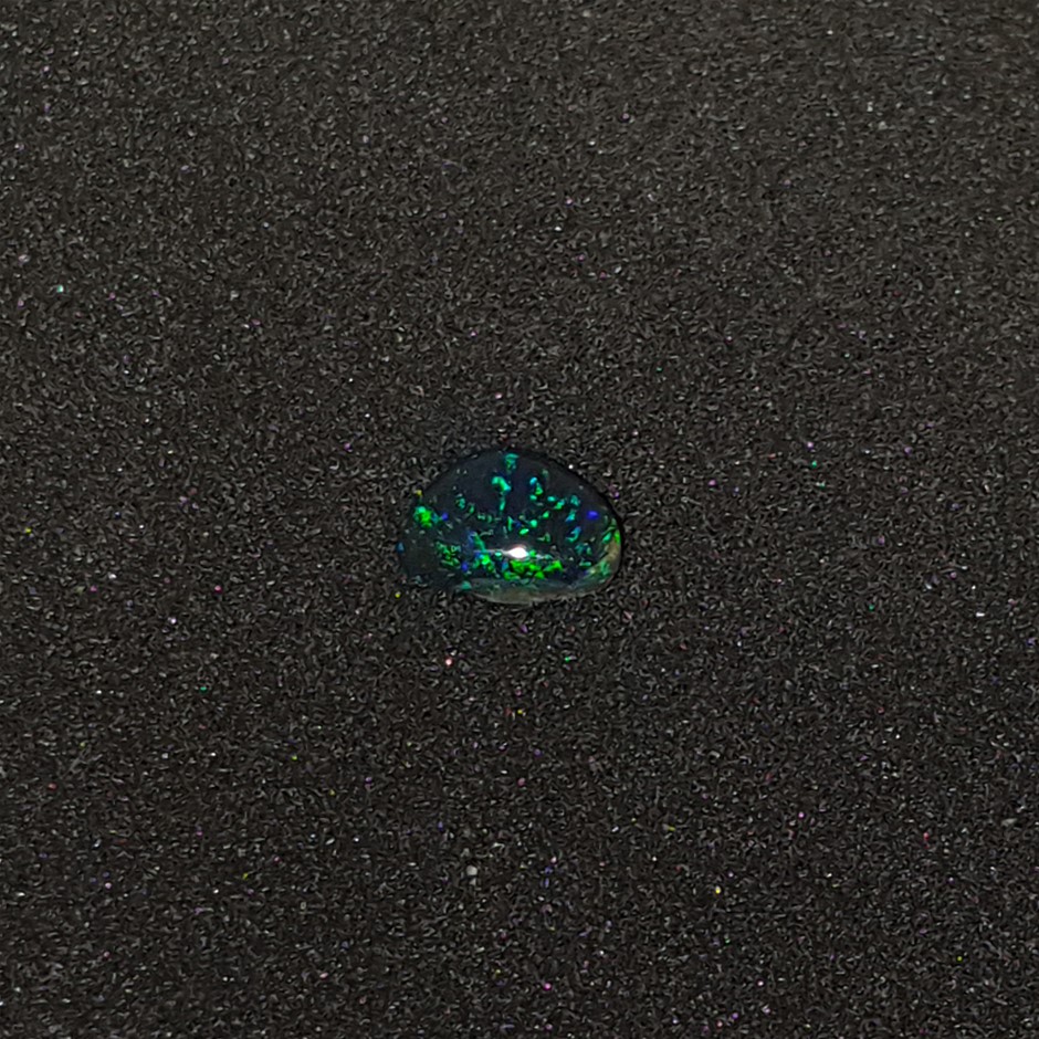 1.0ct Pear 5A Cubic Zirconia 925 Sterling Silver Ring - Size 8