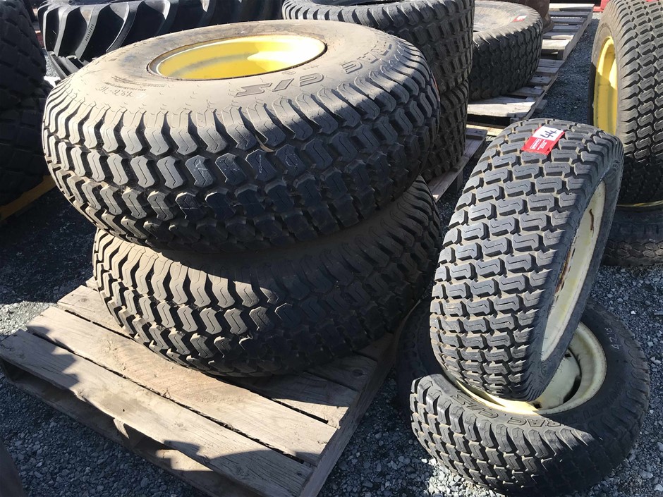 4 x Tractor Rims and Tyres 13.6/16 and 8.50/14 Auction (00445041245