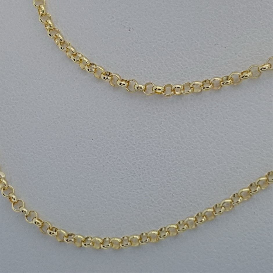 18K/Italy Stamped Rose Gold Filled Chain -60MM-9mm