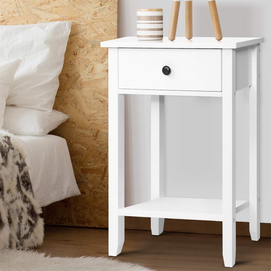 Bedside Tables Drawer Side Table Nightst