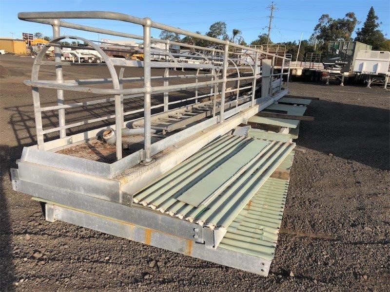 1 Cubic Yard Self Tipping Skip Bin To Suit Forklift(Unused)