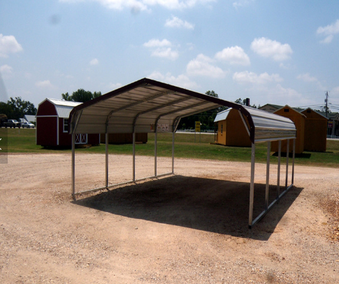 Unused Two Vehicle Portable Steel Heavy Duty Prefabricated Carport Kit 