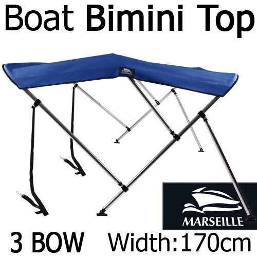Large Boat Bimini Top Canopy 3 Bow 150 -