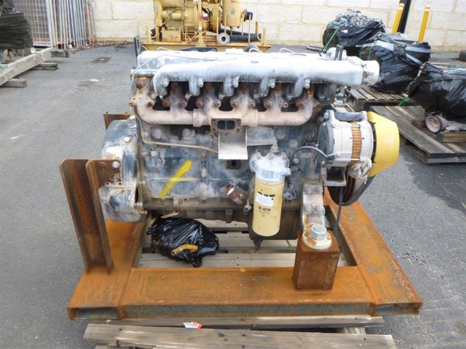 Perkins/Caterpillar 6 Cylinder Diesel Motor Auction (0004-9017182 ...