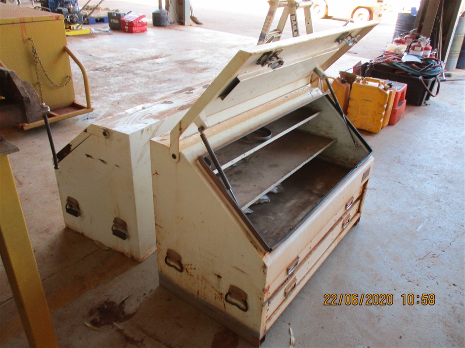 Qty 2 x Contractor One 111 Tool Boxes Auction (00817027528) Grays