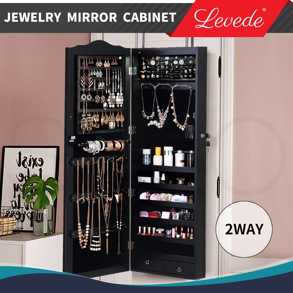 Mirror Jewellery Cabinet Makeup Ear Ring
