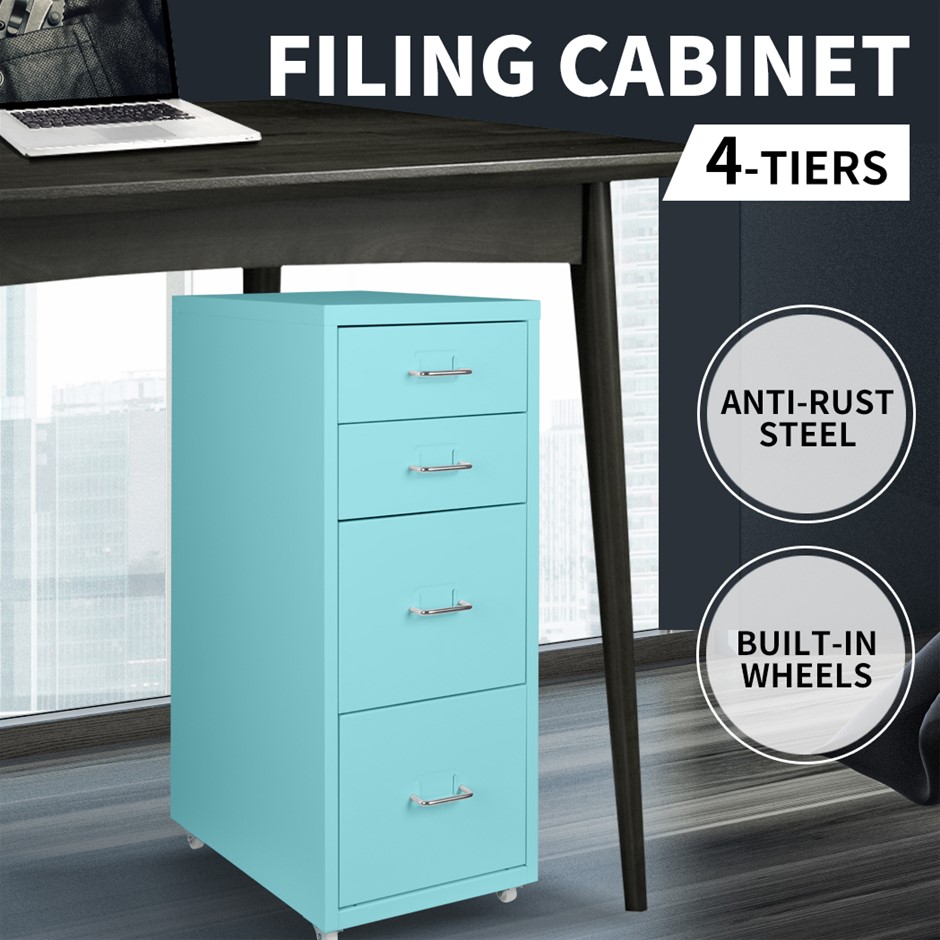 Metal File Cabinet Steel Orgainer With 4