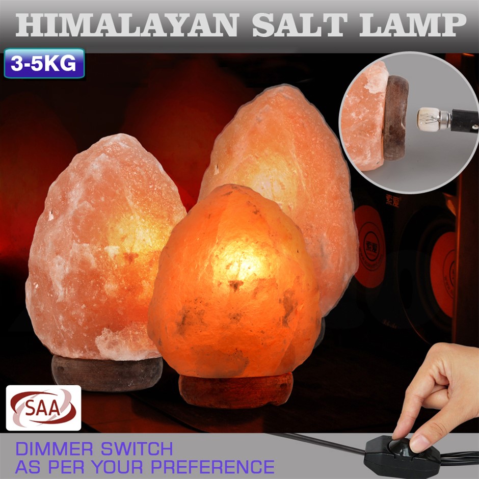 2 Pcs 3-5 kg Himalayan Salt Lamp Rock Cr