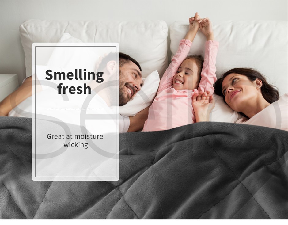 Buy DreamZ 7KG Anti Anxiety Weighted Blanket Gravity Blankets Mink
