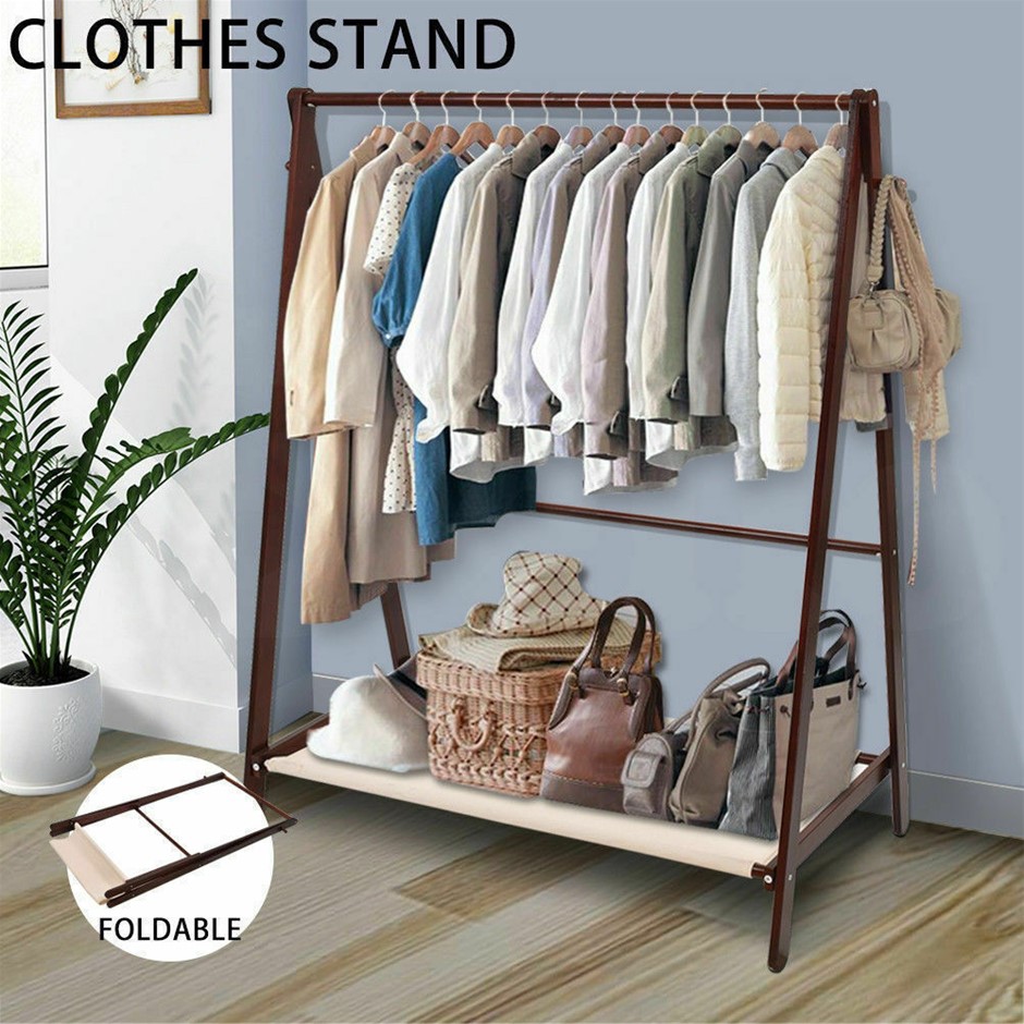 Levede Clothes Rack Folding Garment Port