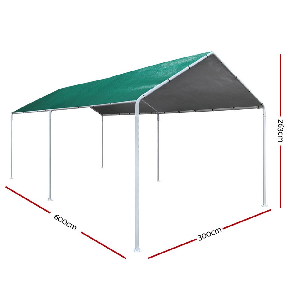Carports 3m x6m Carport Kits Gazebo Cano