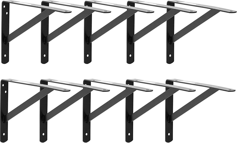 Buy Heavy Duty Shelf Bracket, 20cm x 16cm 10Pack Grays Australia