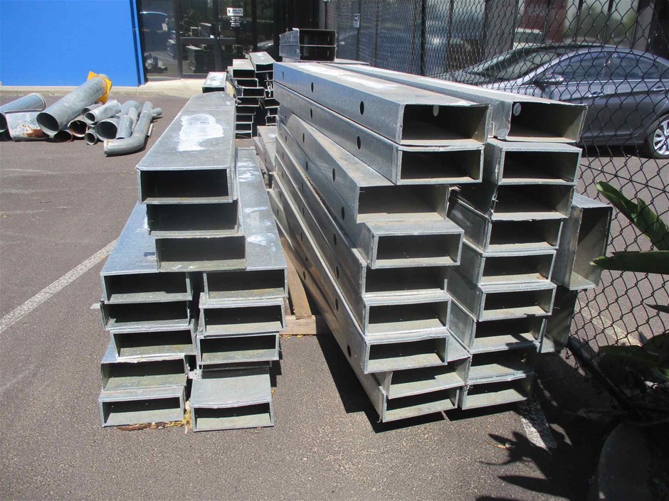 Large Qty of Rectangular Galvanised Ducting Auction (00247027988