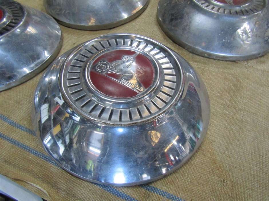 Set of 4 FJ Holden Hub caps Auction (00425042380) Grays Australia