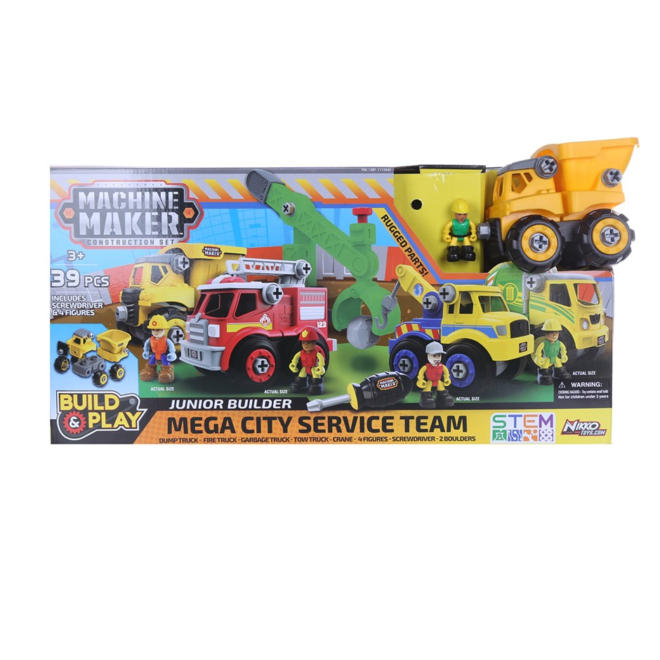 machine maker construction set mega city service team