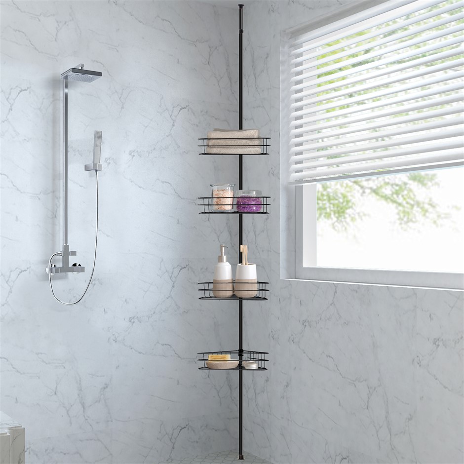 Sherwood Adjustable 4 Tier Corner Shower